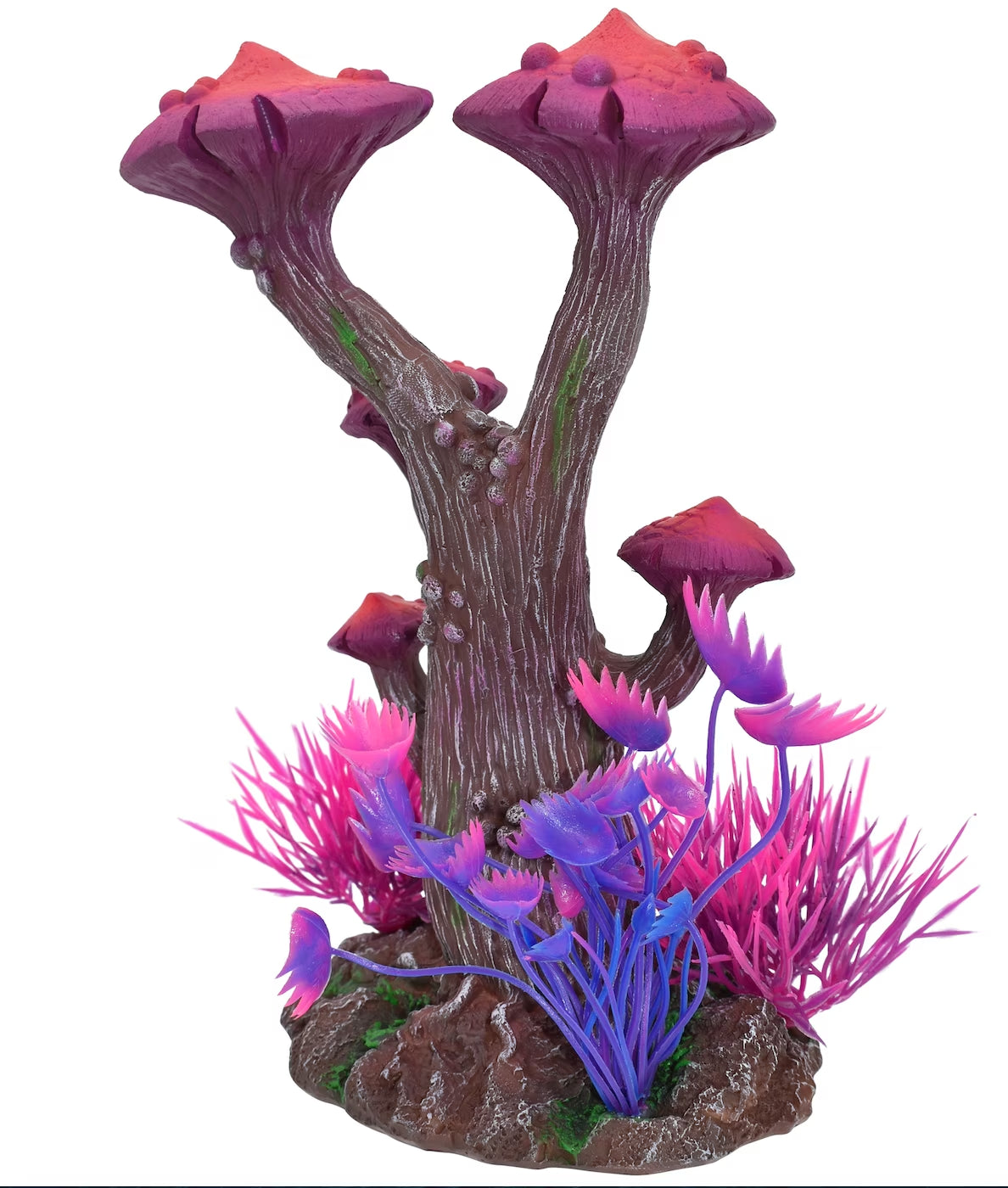 Aquarium Decor Pink Mushroom