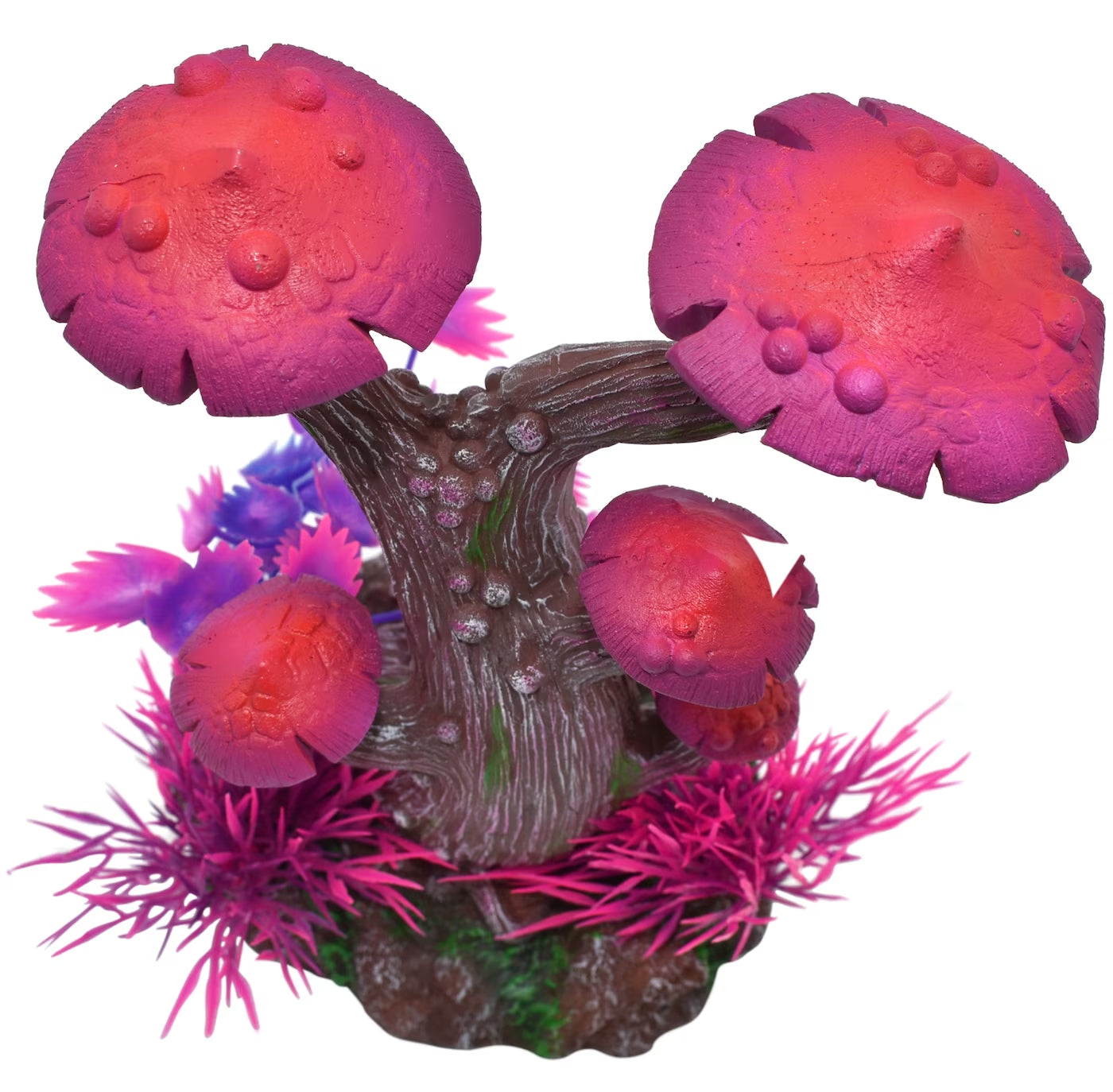 Aquarium Decor Pink Mushroom