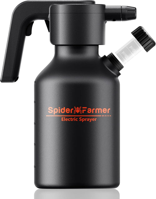 0.5 Gallon Electric Spray Bottle, 2500Mah Battery Powered Sprayer, Automatic Plant Mister with Adjustable Nozzle & Measuring Cup, Type-C Rechargeable for Indoor Outdoor Gardening