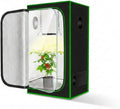 18"X18"X36" Grow Tent, Double Transparent Viewing Door Indoor Grow Tent, Growing Tent with High Reflective Mylar & Floor Tray, Plant Tent for Indoor Hydroponics Growing