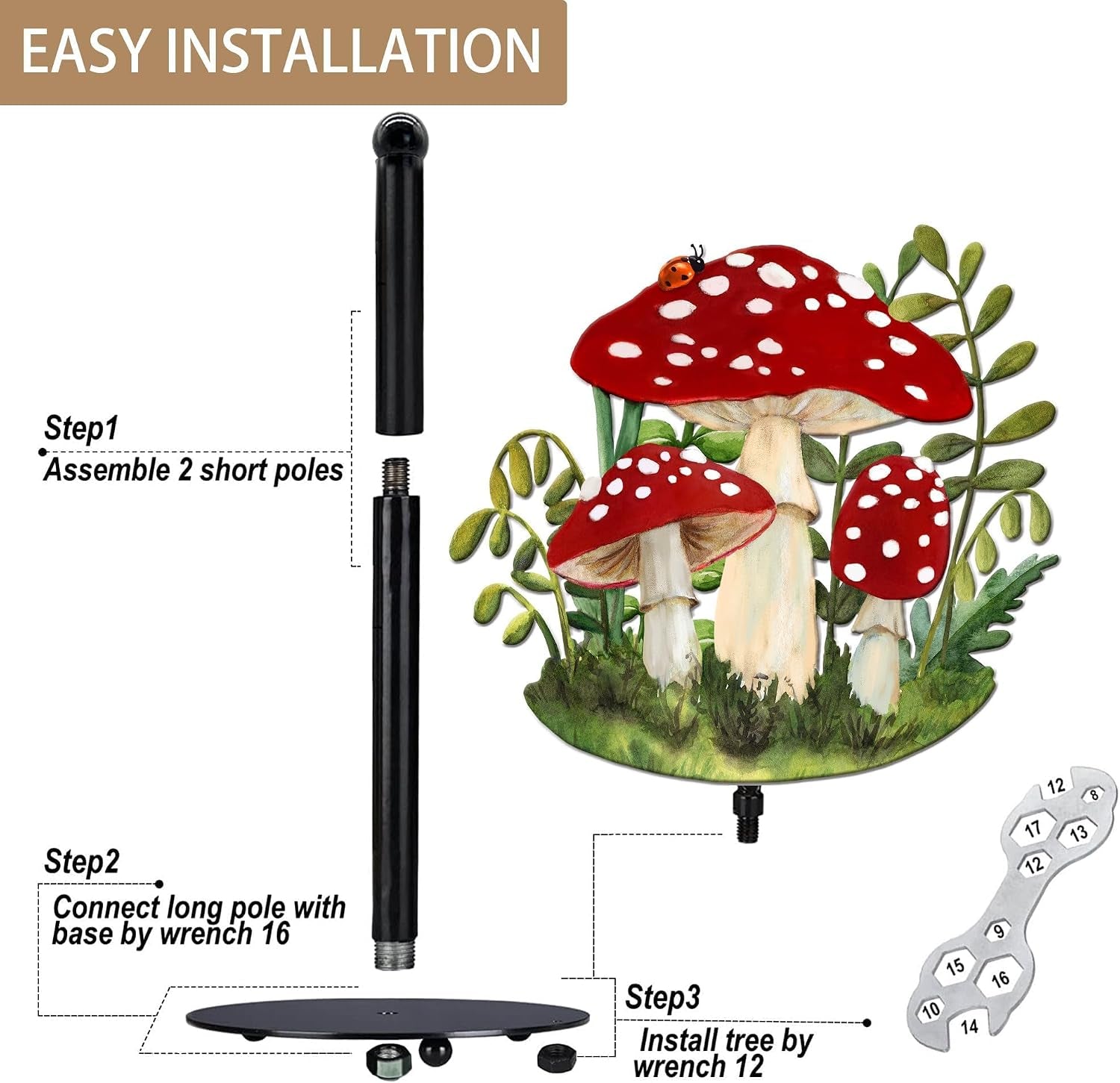 Mushroom Kitchen Decor Gifts, Mushroom Paper Towel Holder | Cute, Farmhouse, Bar, Kitchen, Bathroom Decorations, Housewarming Gifts
