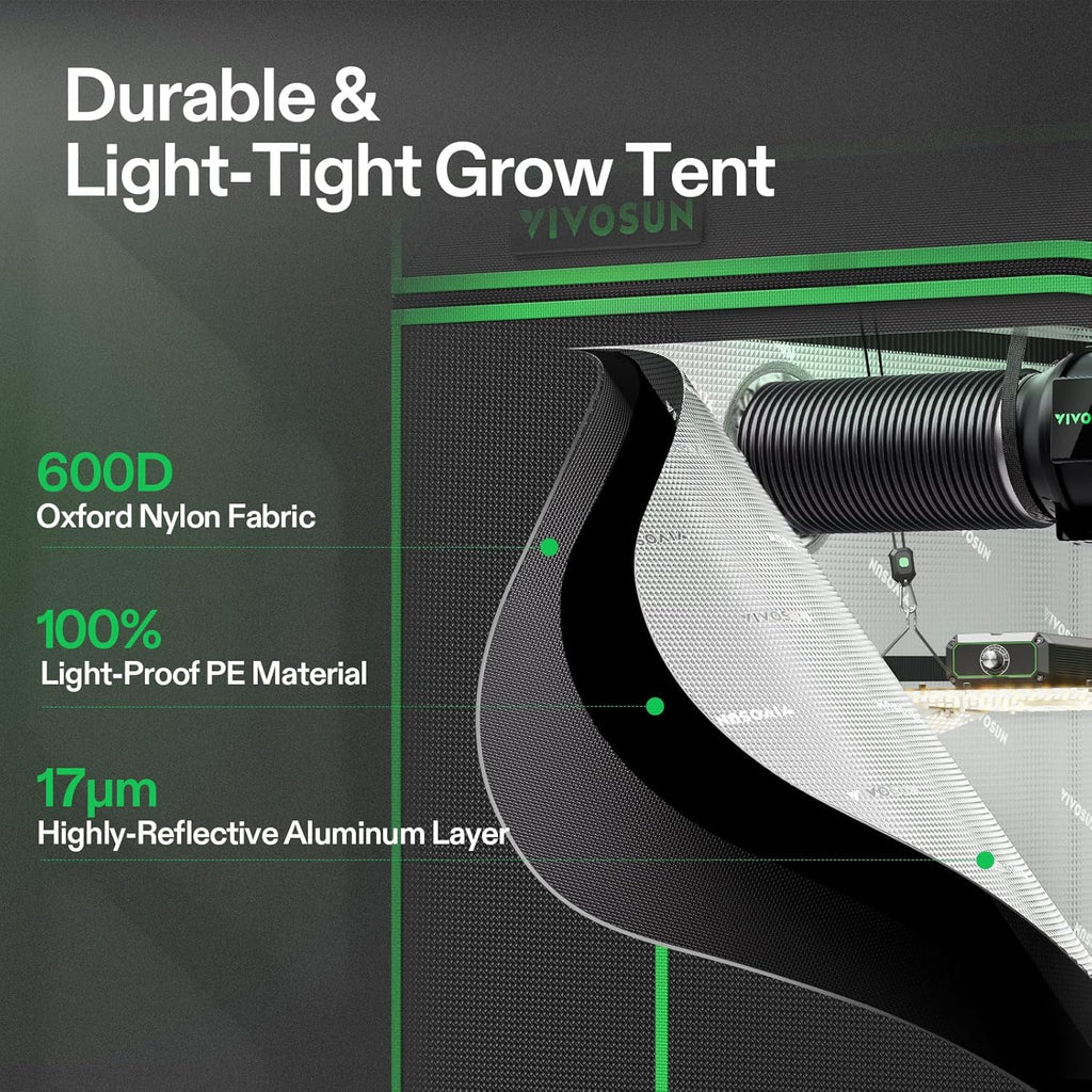 VIVOSUN Smart Grow Tent Kit 4 × 2Ft, 24“X 48” 2-Plant Wifi-Integrated Automatic Grow System with 200W Full Spectrum LED Grow Light, Efficient Ventilation System with Growhub E42A+ Controller