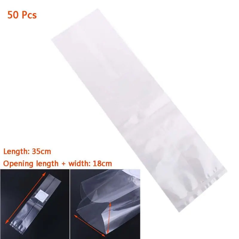 50Pcs 6 Sizes Mushroom Growth Bags High Temperature Plastic Garden Planting Bag