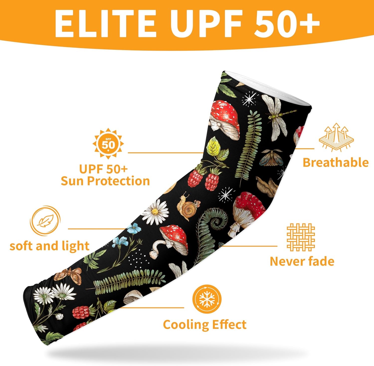 Gardening Sleeves for Women Leaf Sleeves to Cover Arms Sleeves Anti-Scratch Farm Sun Protection Cooling Sleeve