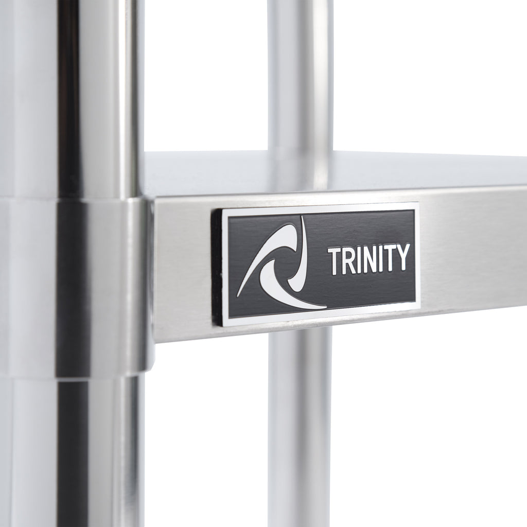 TRINITY Ecostorage NSF Certified Stainless Steel Table