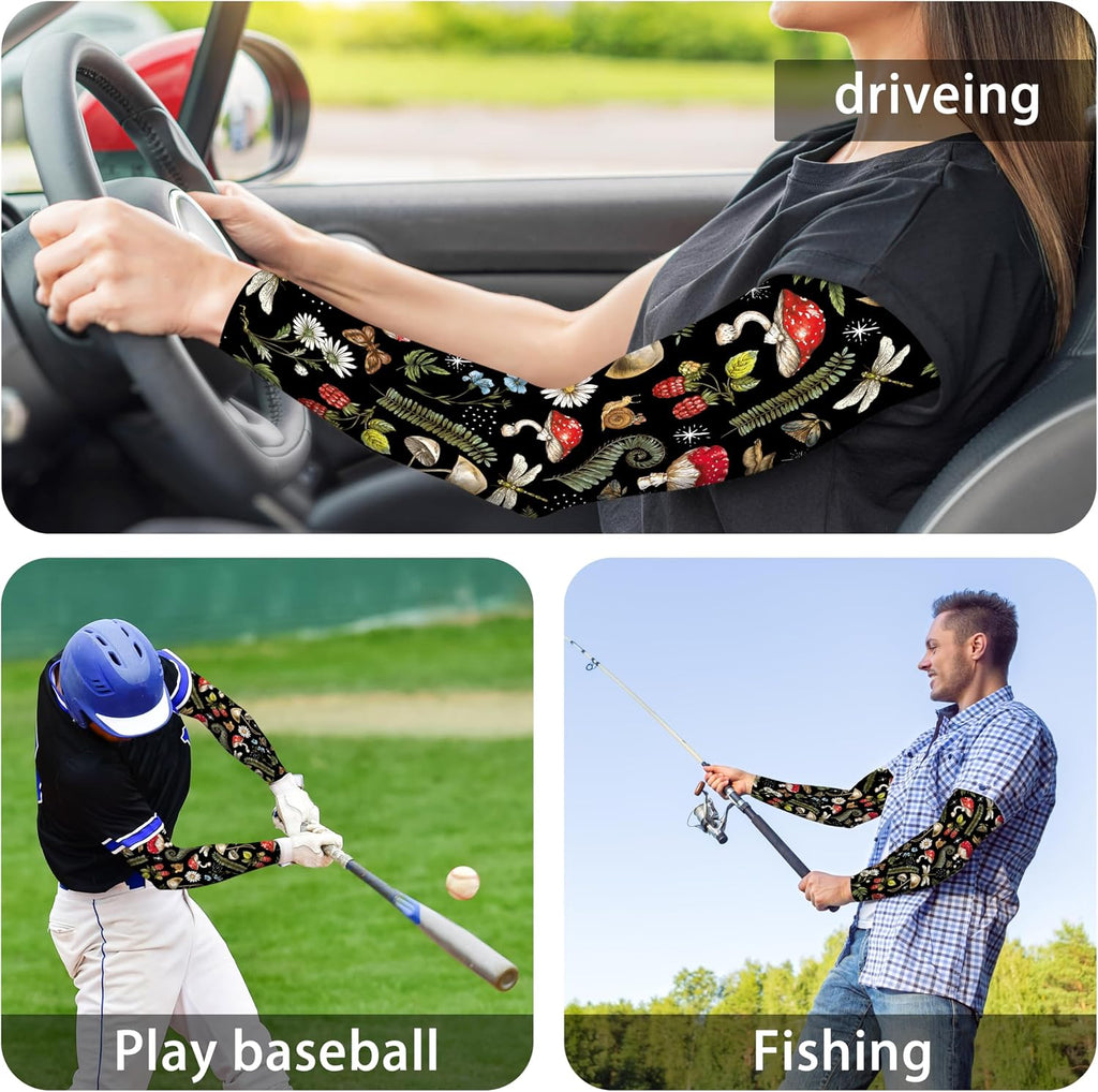Gardening Sleeves for Women Leaf Sleeves to Cover Arms Sleeves Anti-Scratch Farm Sun Protection Cooling Sleeve