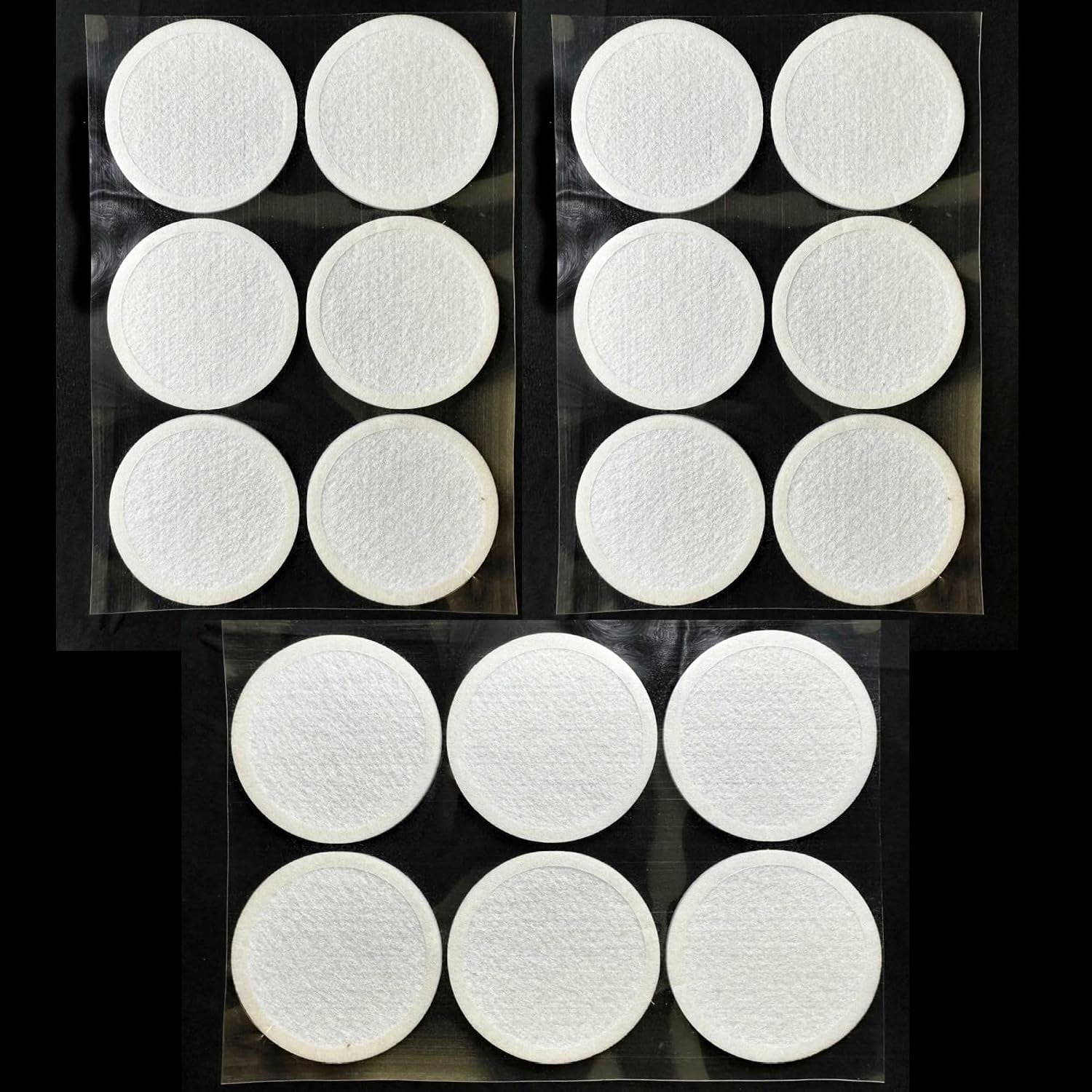 Microppose Original Synthetic Polyfil 2.5" Monotub Adhesive Filter Disks (6-Pack) (3)