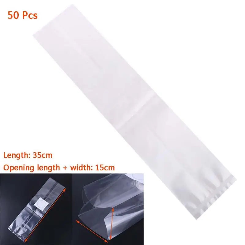 50Pcs 6 Sizes Mushroom Growth Bags High Temperature Plastic Garden Planting Bag