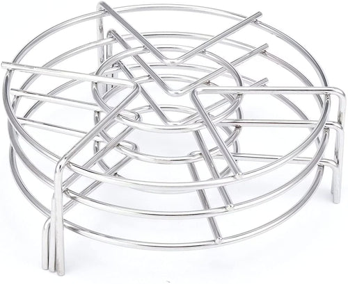 3 Pack 7 Inch Kitchen Trivet Stainless Steel Steaming Rack Pressure Cooker Steam Rack Stand,Steamer Baskets for Instant Pot Pressure Cooker by