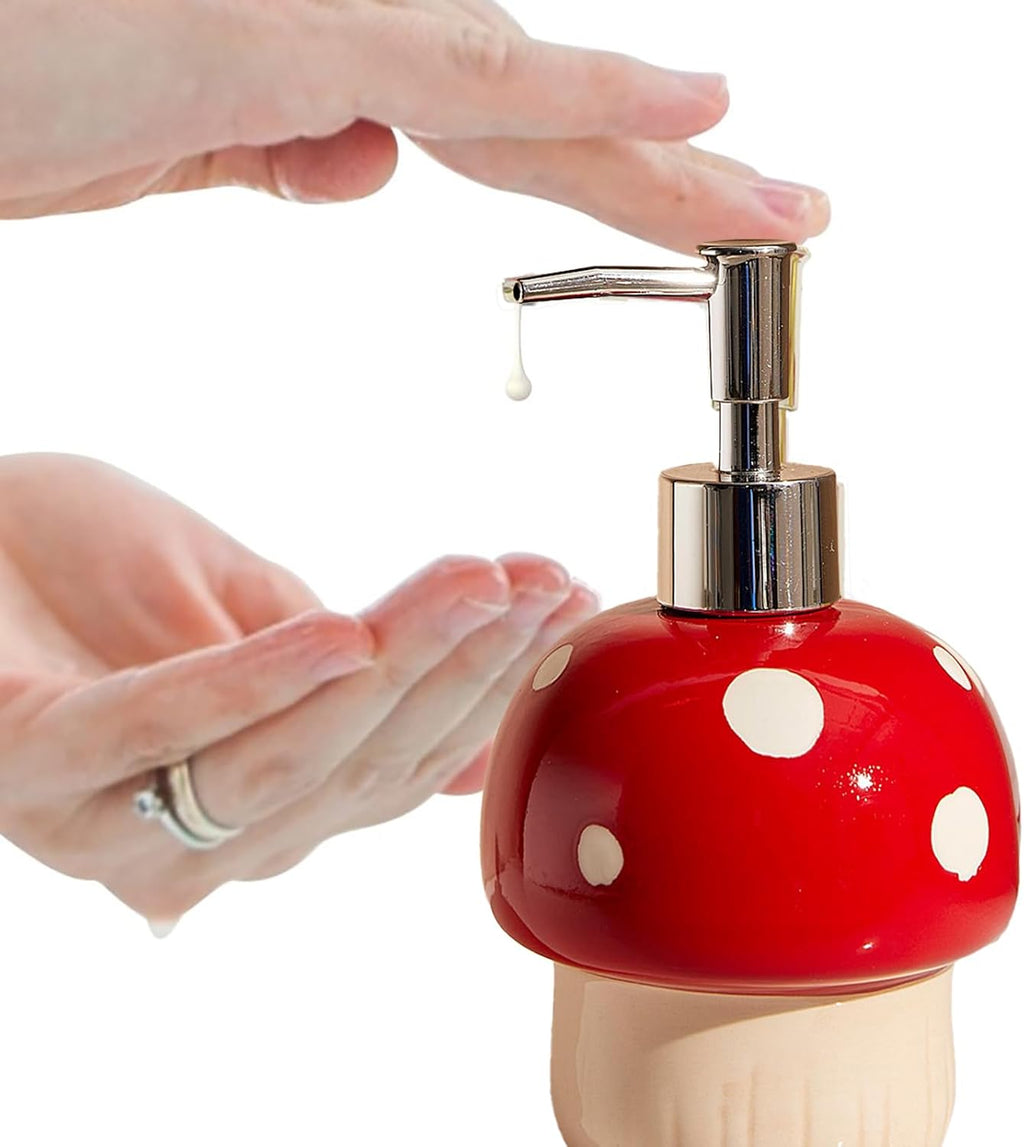 Cute Mushroom Soap Dispenser, Fun Hand Soap Pump, Mushroom Bathroom Decor, Cute Bathroom Decor, Mushroom Accessories, Mushroom Kitchen Decor, Mushroom Gifts