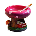 1Pc Mushroom Resin Ashtray Mushroom Cartoon Ashtray Mushroom Creative Fashion Ashtr 13.3Cm/5.24Inch Wide Storage Box and Ashtray