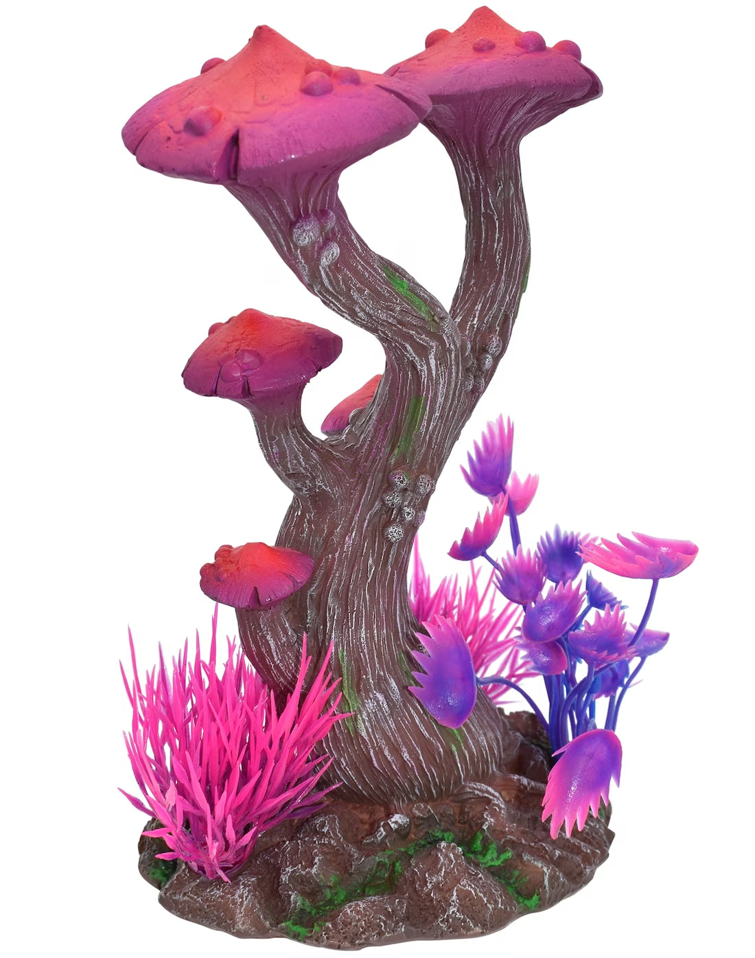 Aquarium Decor Pink Mushroom