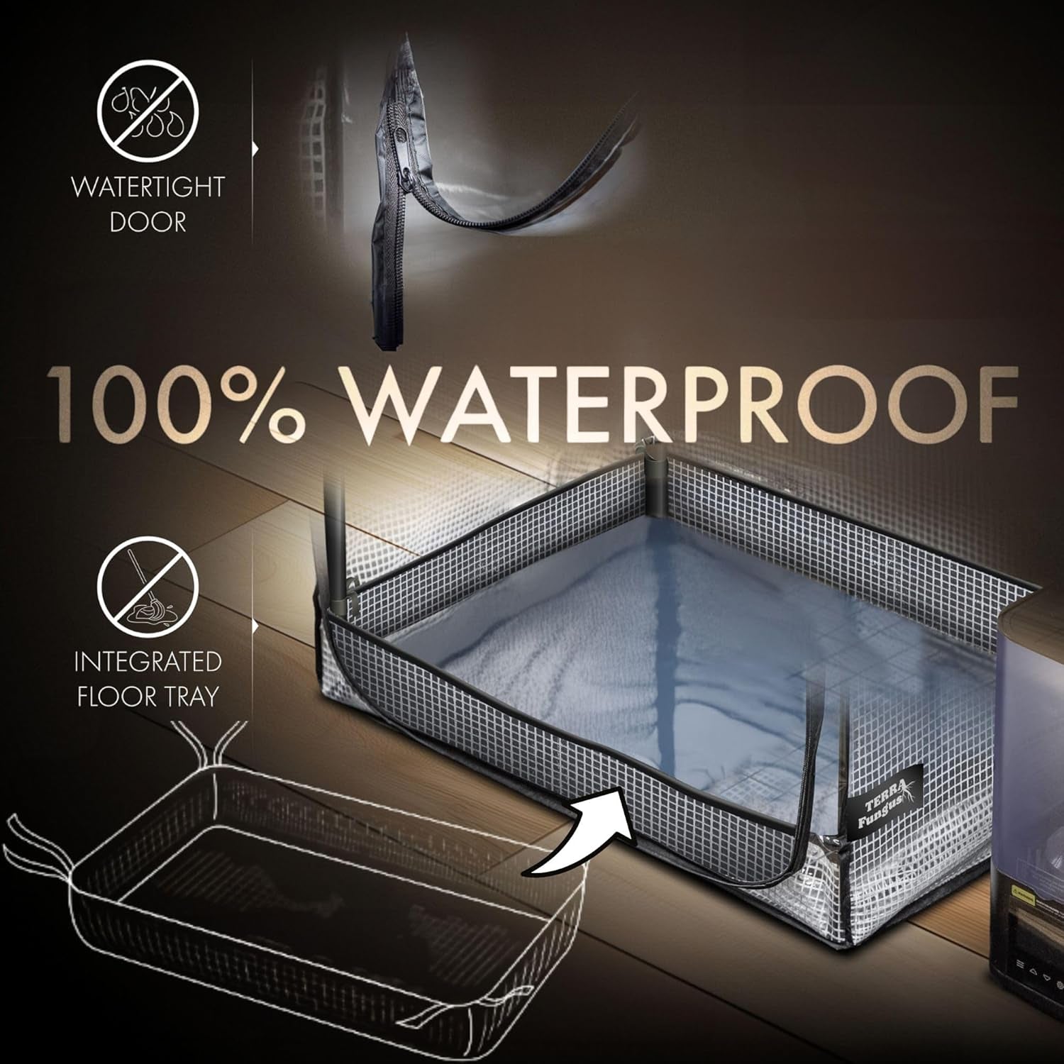 Mushroom Grow Tent | Martha Tent, Small Greenhouse for Indoor, Fruiting Chamber, Fits Monotub