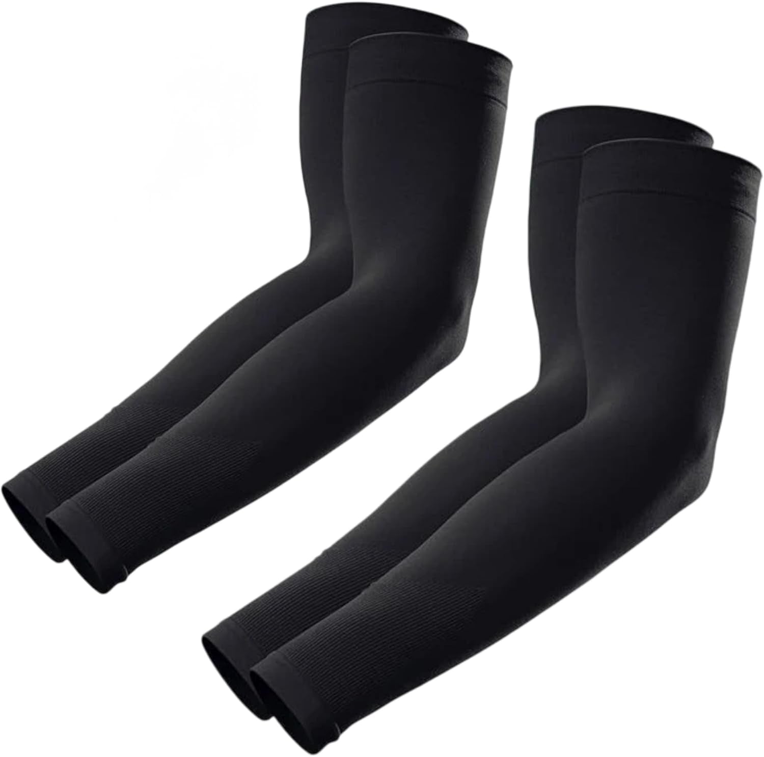 2 Pairs Arm Sleeves Compression UV Protection Cooling Sun Sleeves Tattoo Cover up Basketball Arm Sleeves Football