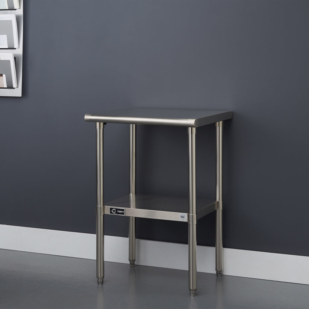 TRINITY Ecostorage NSF Certified Stainless Steel Table