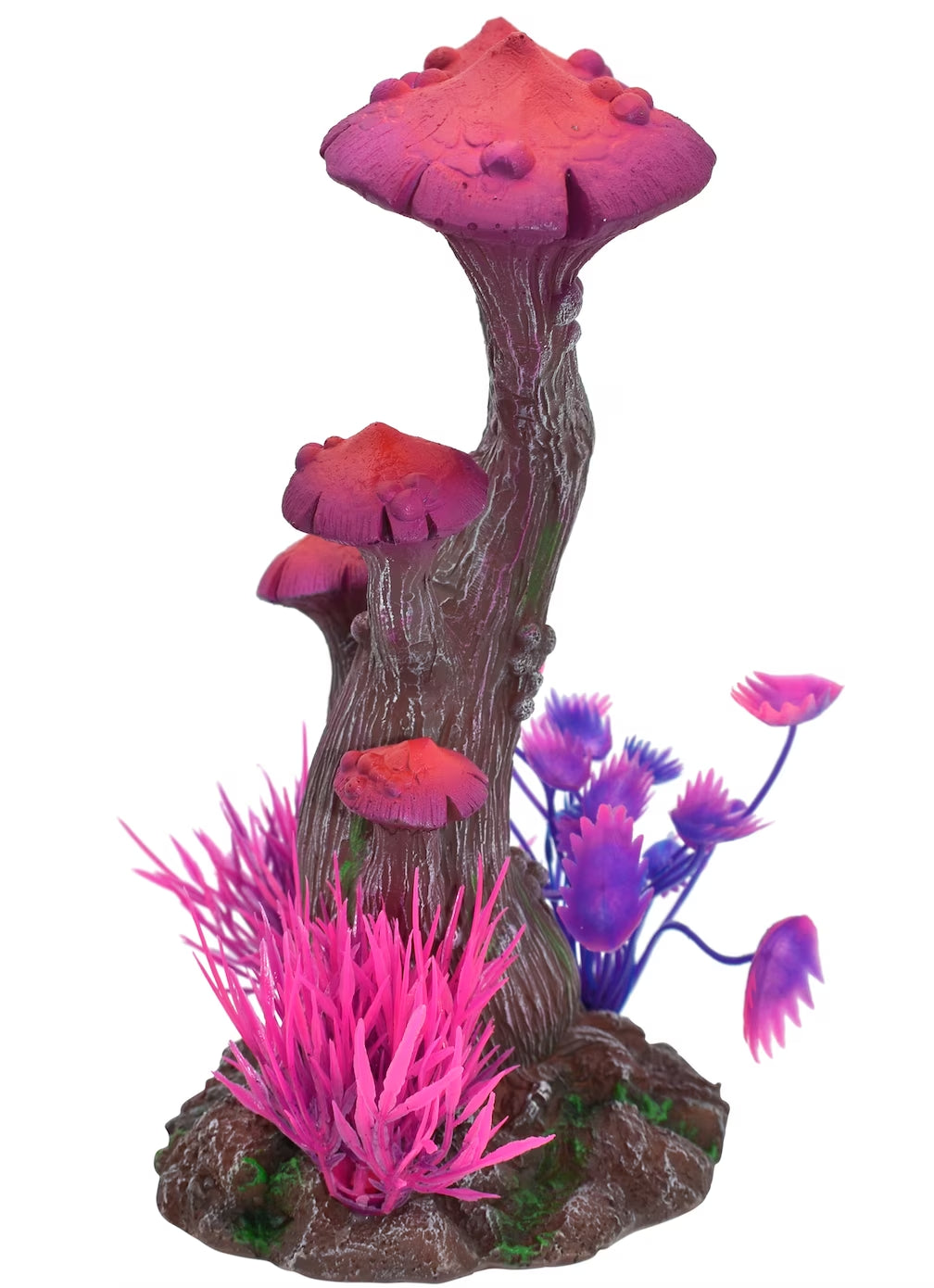 Aquarium Decor Pink Mushroom