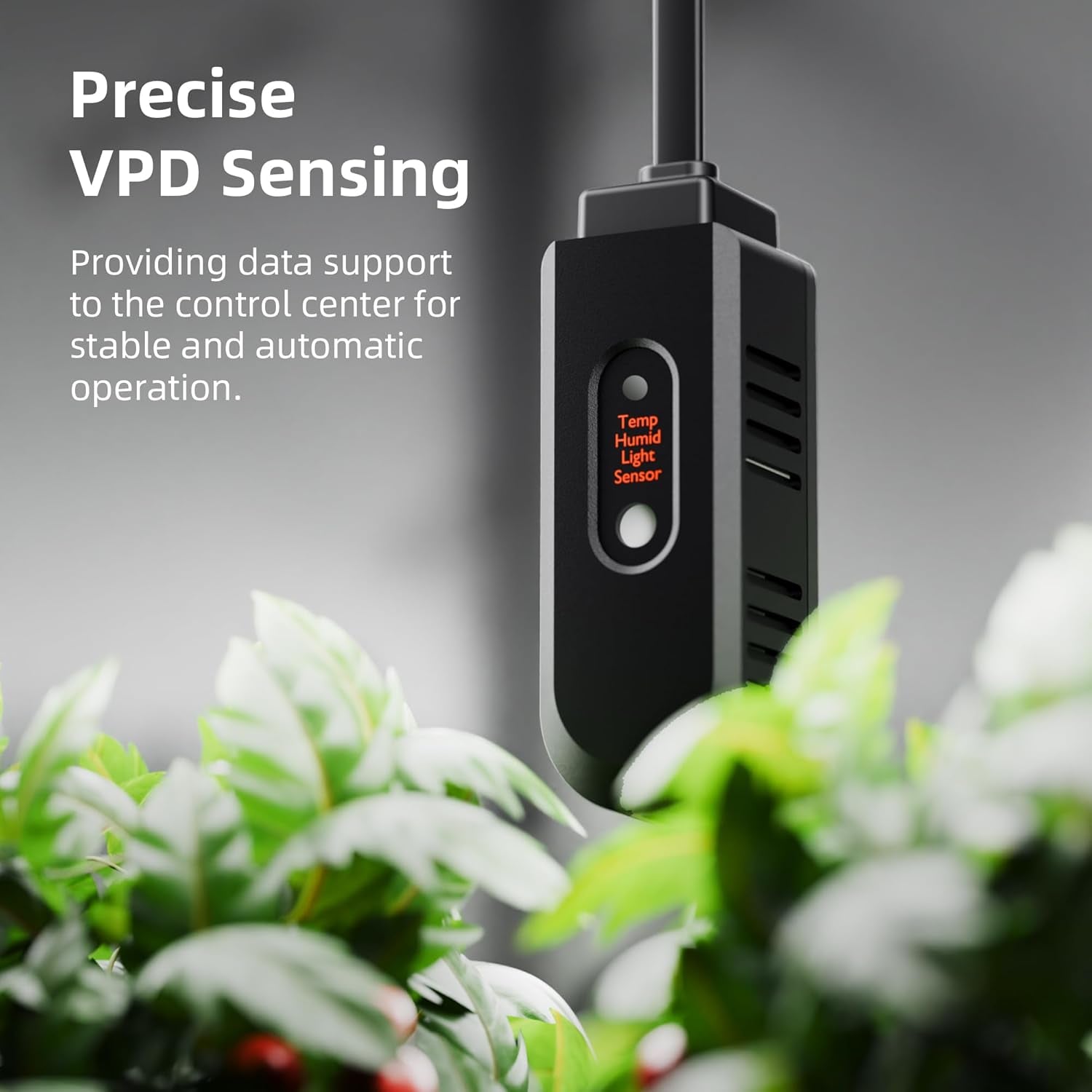GGS Controller Kits, Automatic Grow Environmental Controller, Temp Humid Light Sensor and Adapter, Ideal for Indoor Garden Grow Cycle System Auto Management