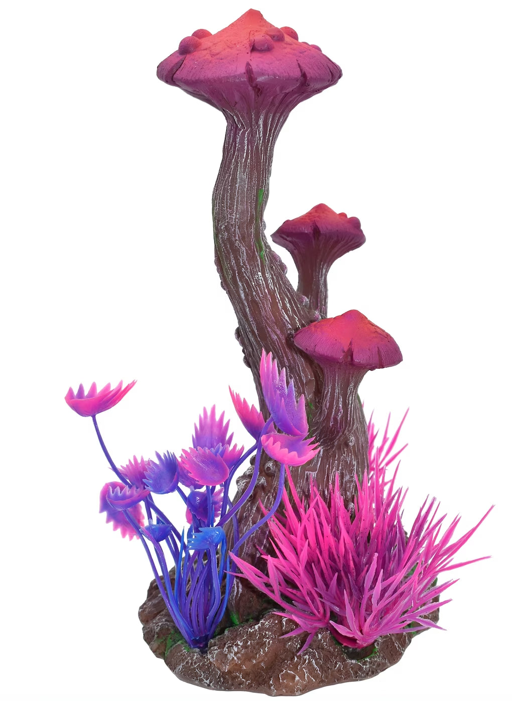 Aquarium Decor Pink Mushroom