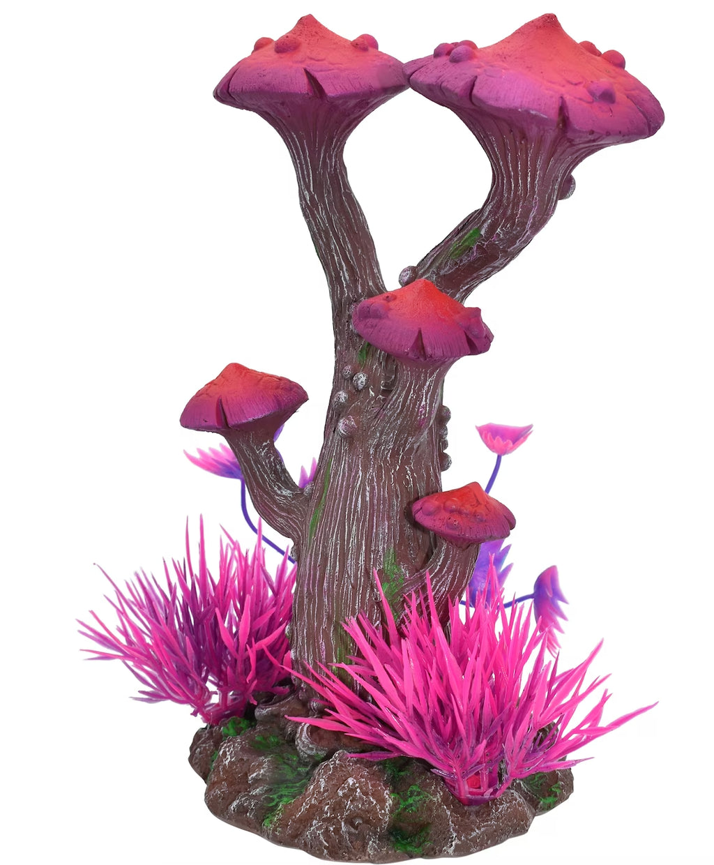 Aquarium Decor Pink Mushroom