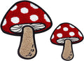Cute Mushroom Patch Iron-On Patch –Suitable for Jackets, Shirts, and Backpacks