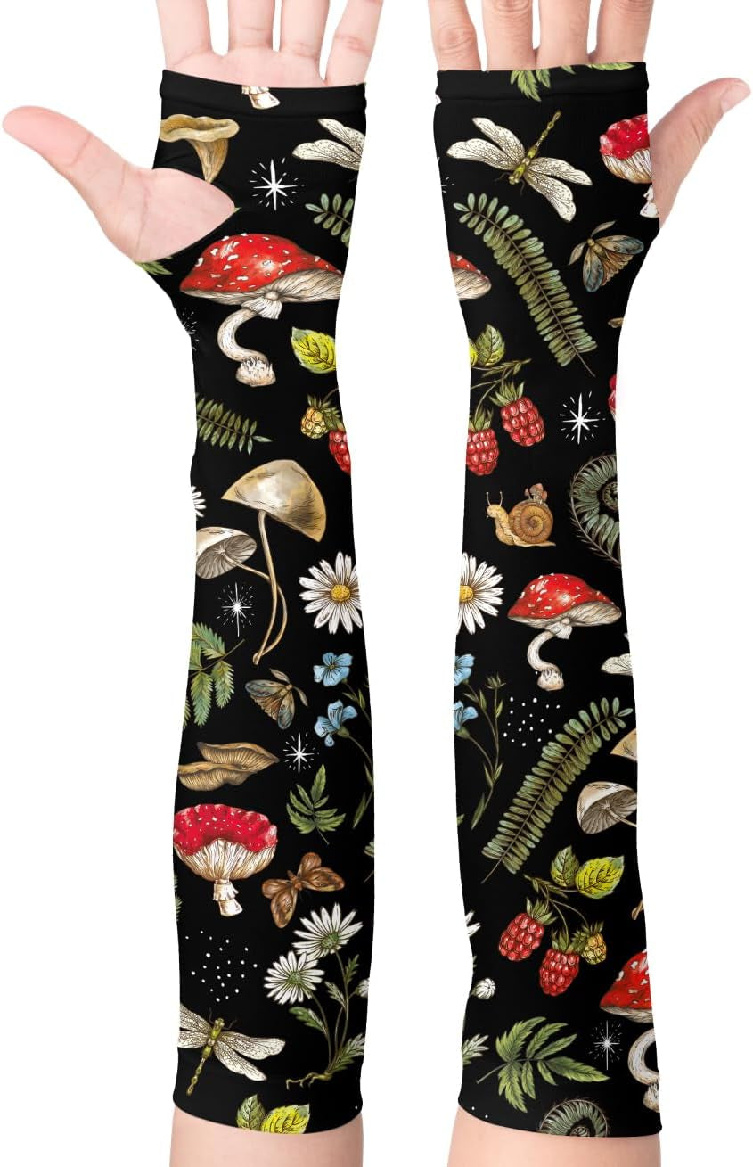 Gardening Sleeves for Women Leaf Sleeves to Cover Arms Sleeves Anti-Scratch Farm Sun Protection Cooling Sleeve