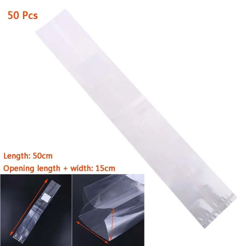 50Pcs 6 Sizes Mushroom Growth Bags High Temperature Plastic Garden Planting Bag Dropshipping