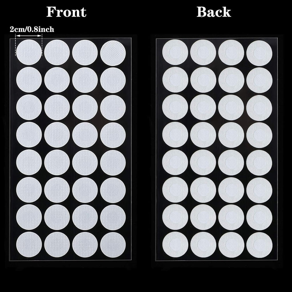 128 Pieces Synthetic Filter Paper Stickers 20 Mm 0.3 Mm Synthetic Filter Disc Tape Mushroom Applied under Mason Jar for Mushroom Cultivation