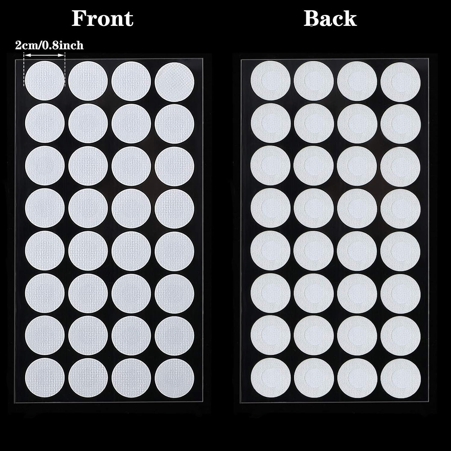 128 Pieces Synthetic Filter Paper Stickers 20 Mm 0.3 Mm Synthetic Filter Disc Tape Mushroom Applied under Mason Jar for Mushroom Cultivation